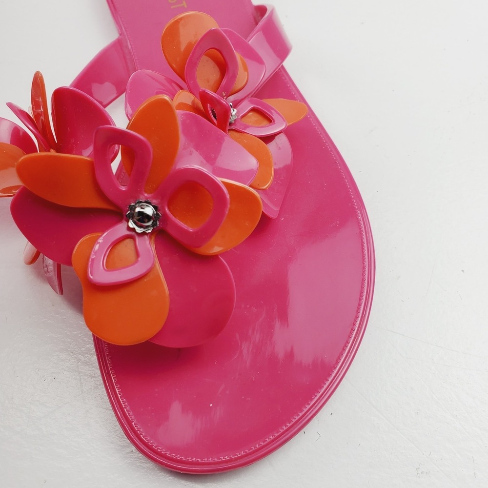 Nine West Women's Pink Sandals Size 9 Lightweight Floral Details - Picture 10 of 10